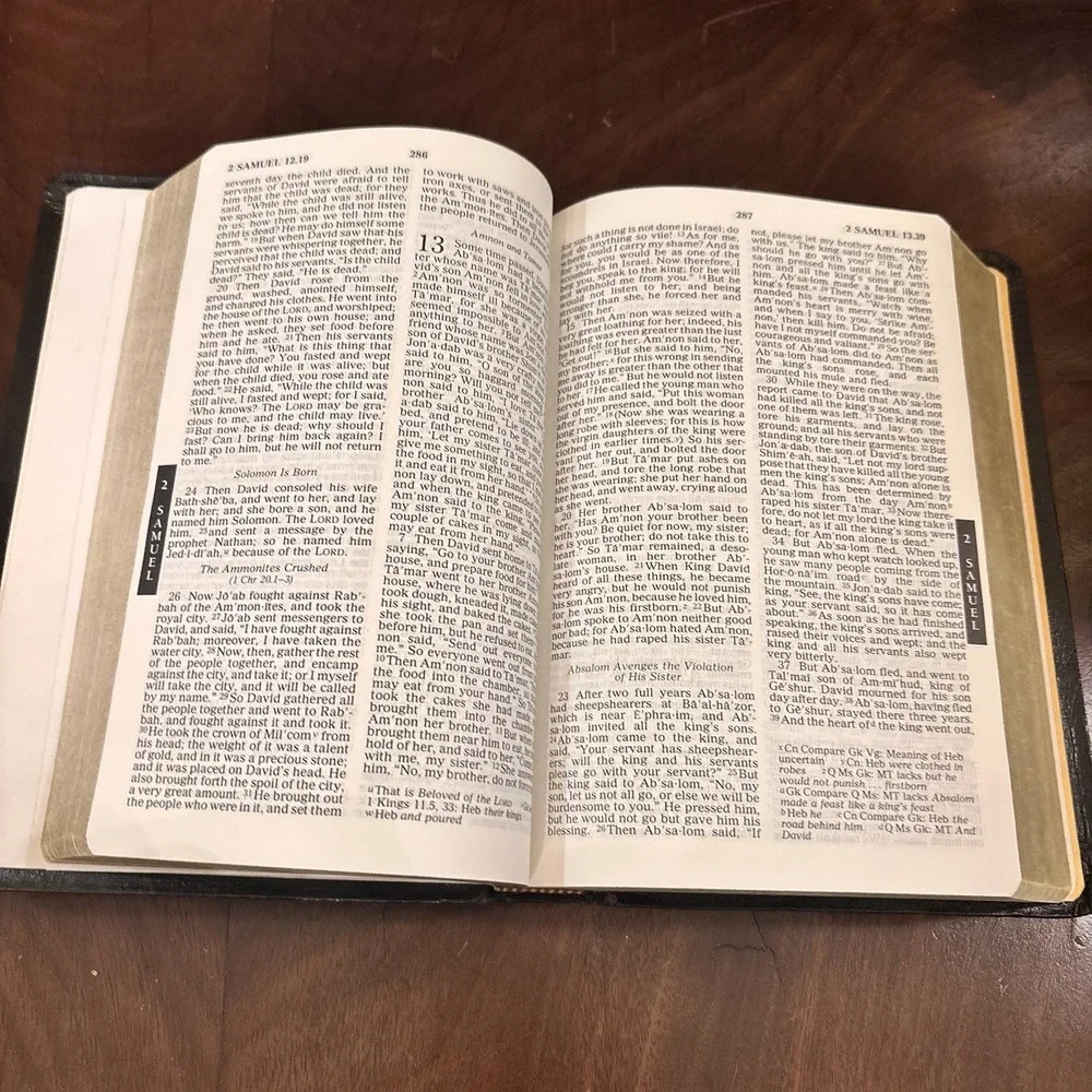 Holy Bible NRSV New Revised Standard Version Cokesbury Black Letter Concordance
